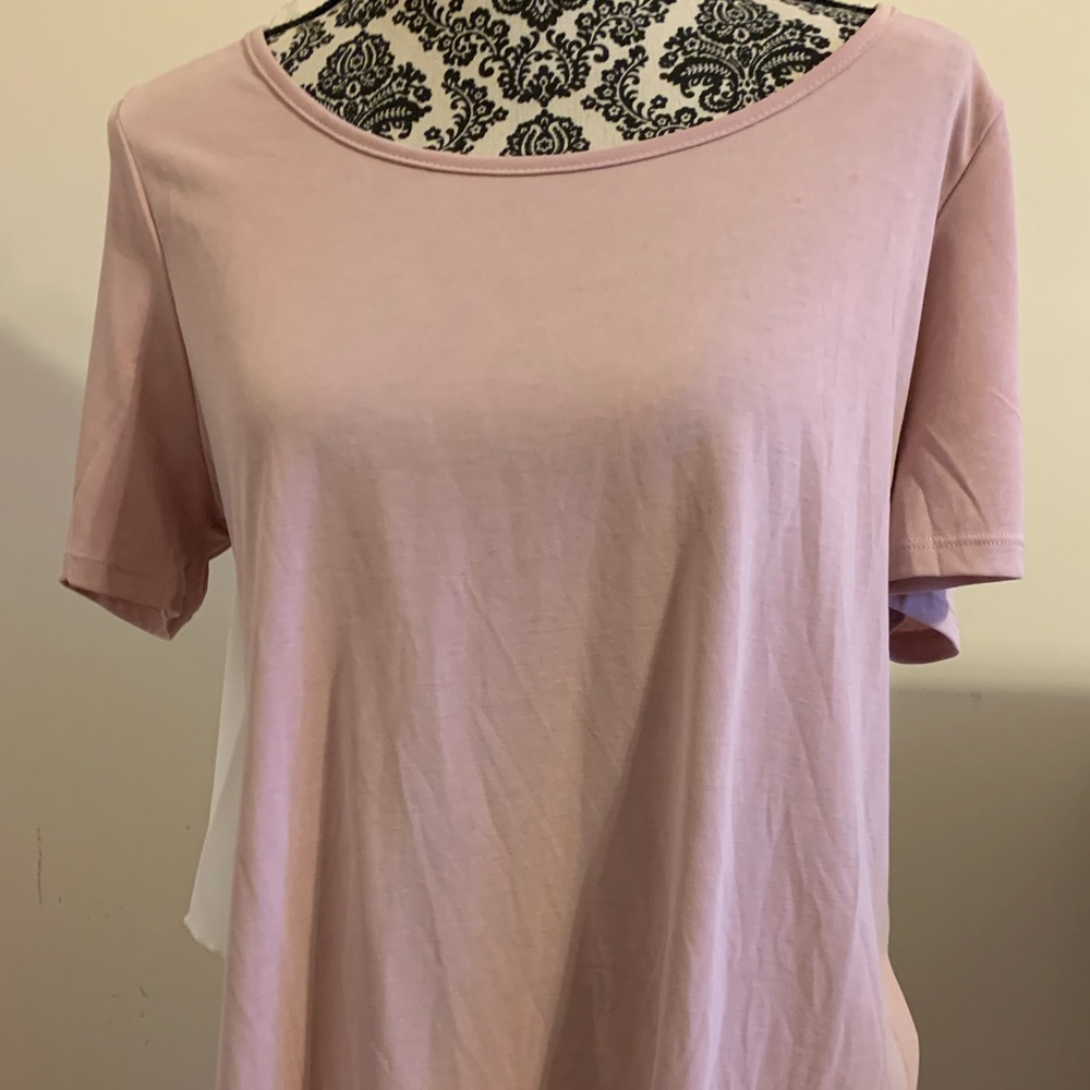 Blush Top with Tie Back